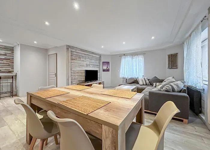 Apartament Le Diderot - Spacieux & Garage Prive Double